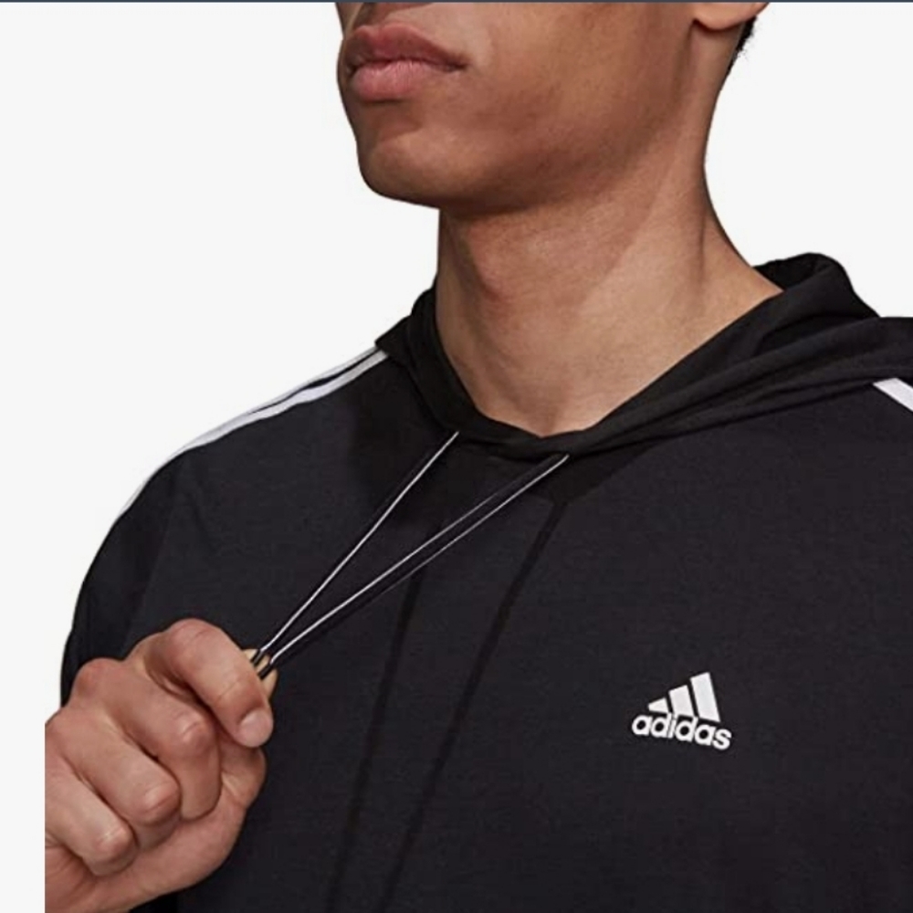 New adidas Men's Training Lightweight Hoodie Pullover Large - Picture 4 of 5